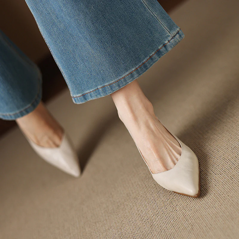 Veler Genuine Leather Heels