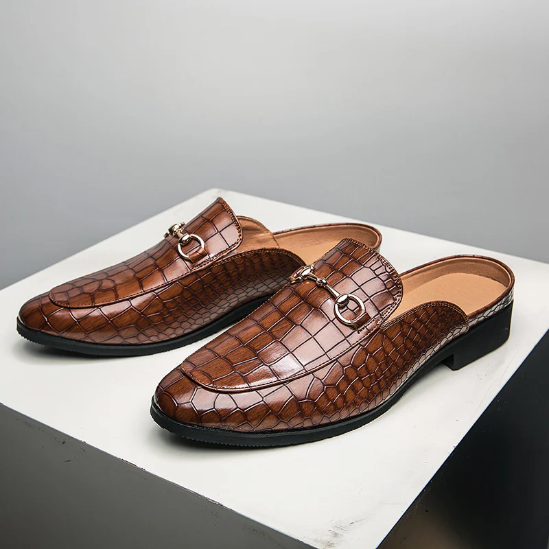 Elbert Genuine Leather Mules