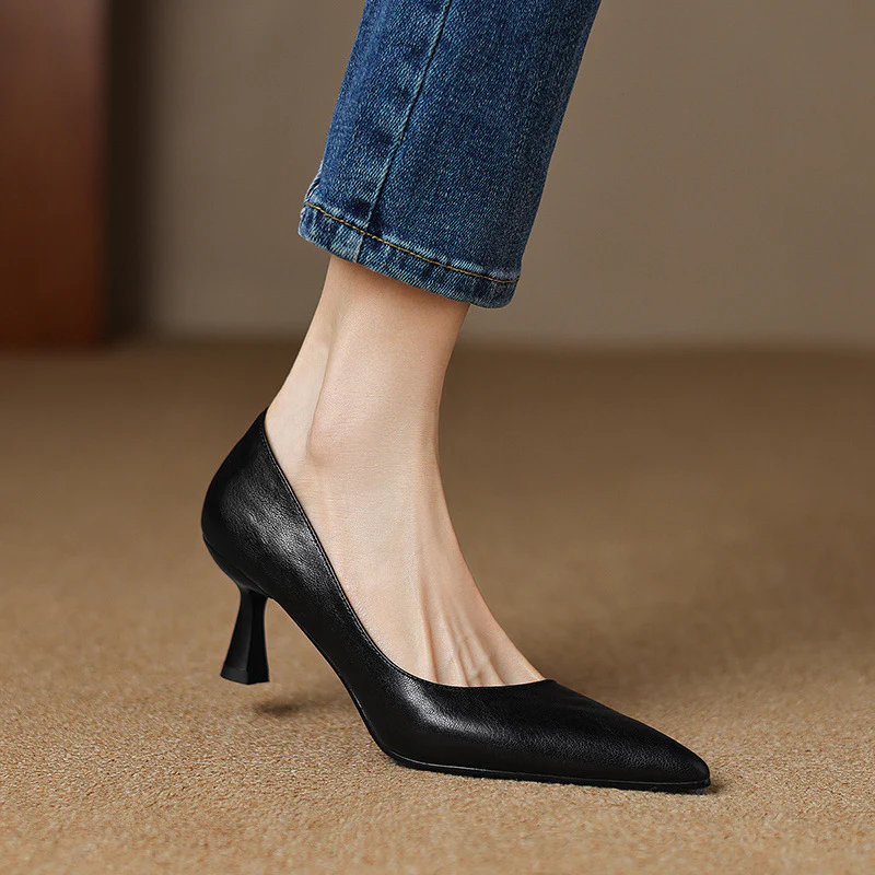 Elore Genuine Leather Heels