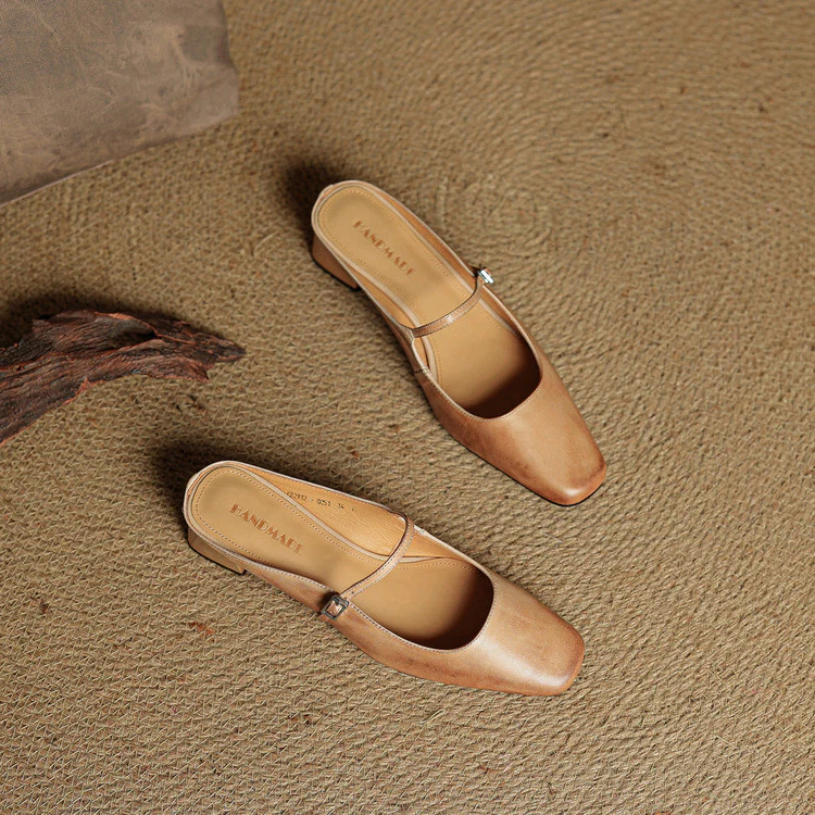 Esmer Genuine Leather Mules