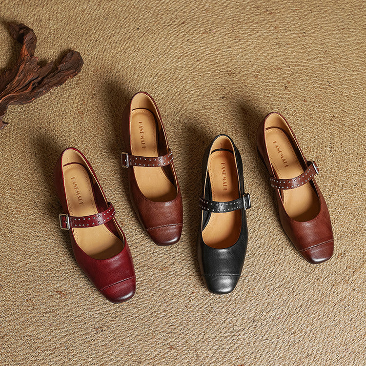 Elry Genuine Leather Shoes