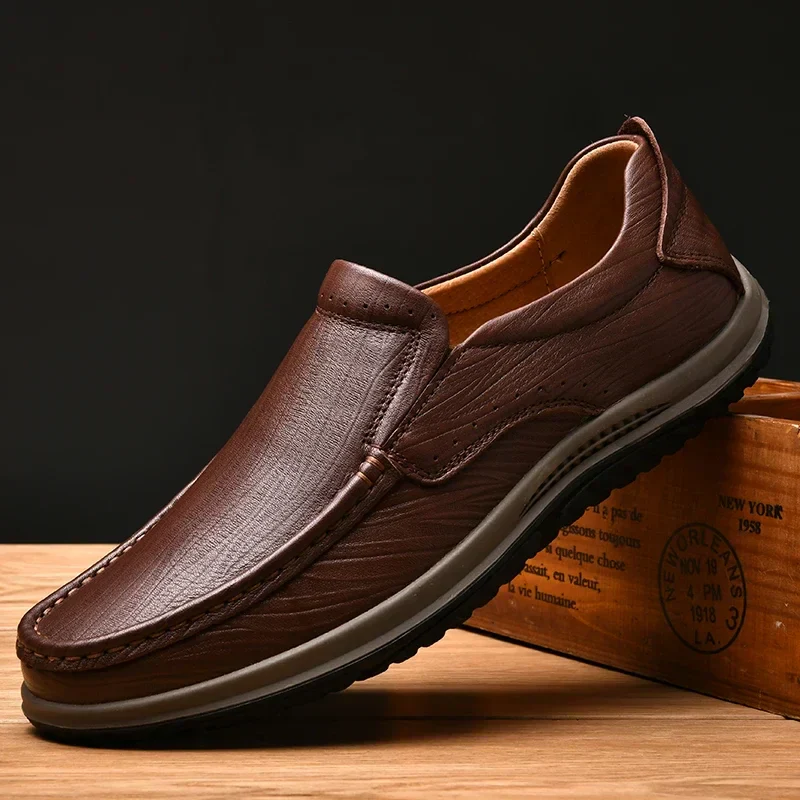 Trego Genuine Leather Loafers