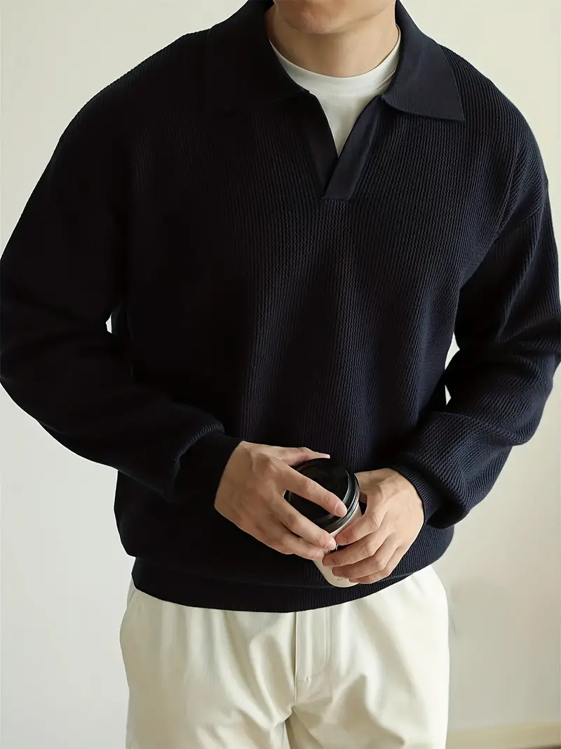 Edward Long-Sleeve Polo