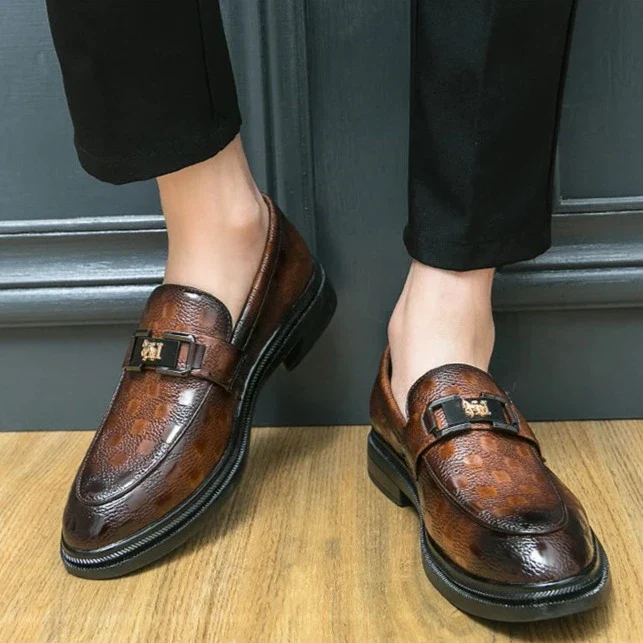 Pregiata Genuine Leather Loafers