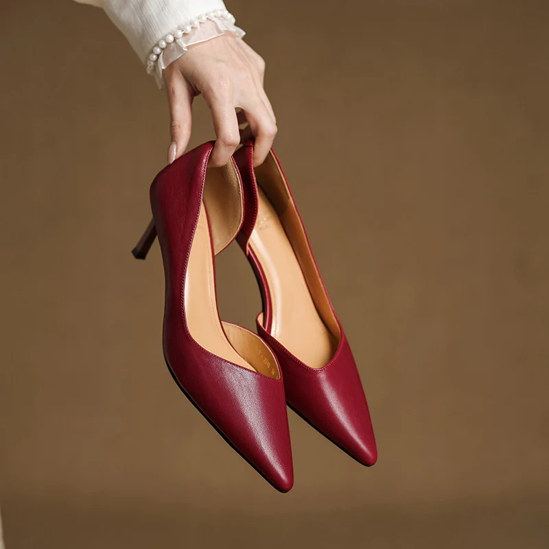 Nuva Genuine Leather Heels