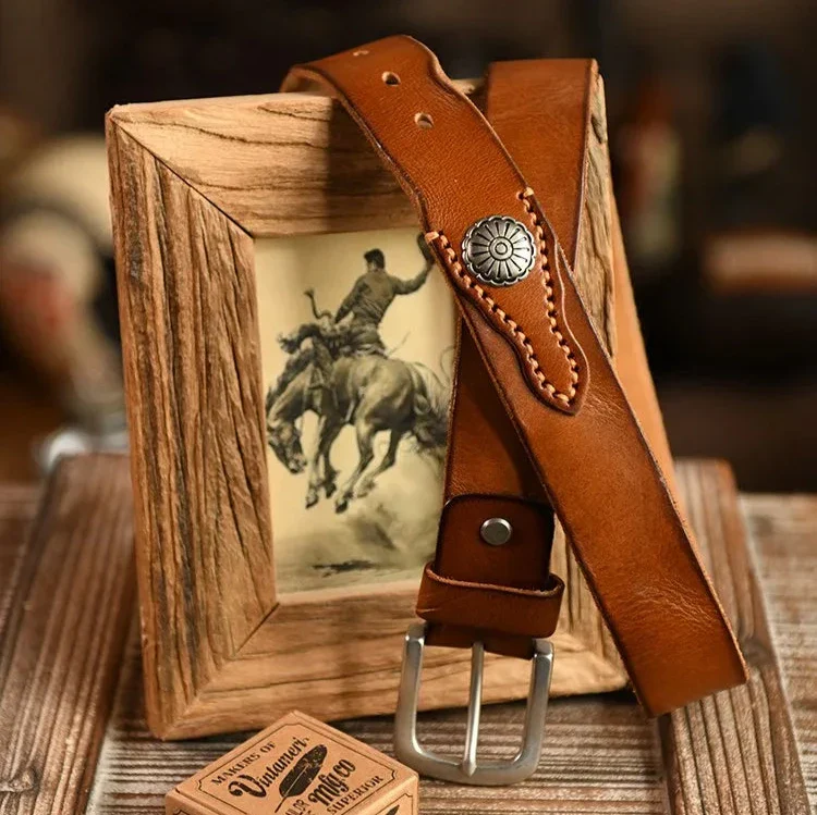 Zack Genuine Leather Belt