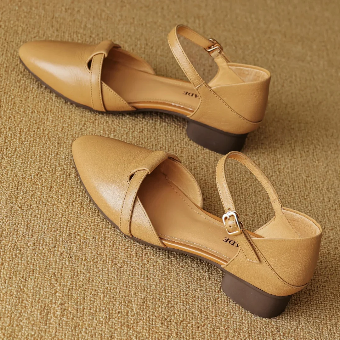 Laney Genuine Leather Heels