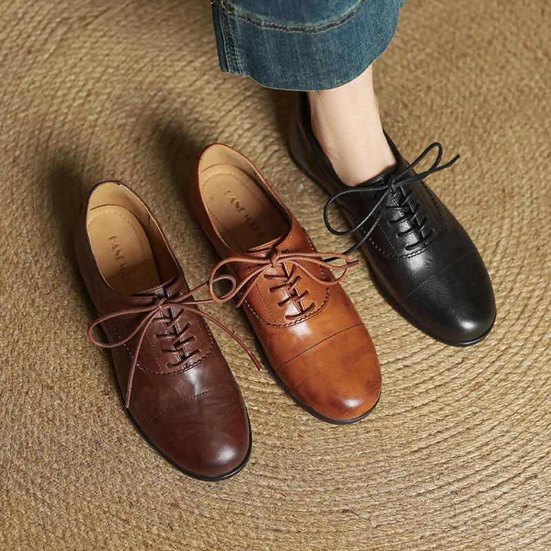 Delyra Genuine Leather Shoes
