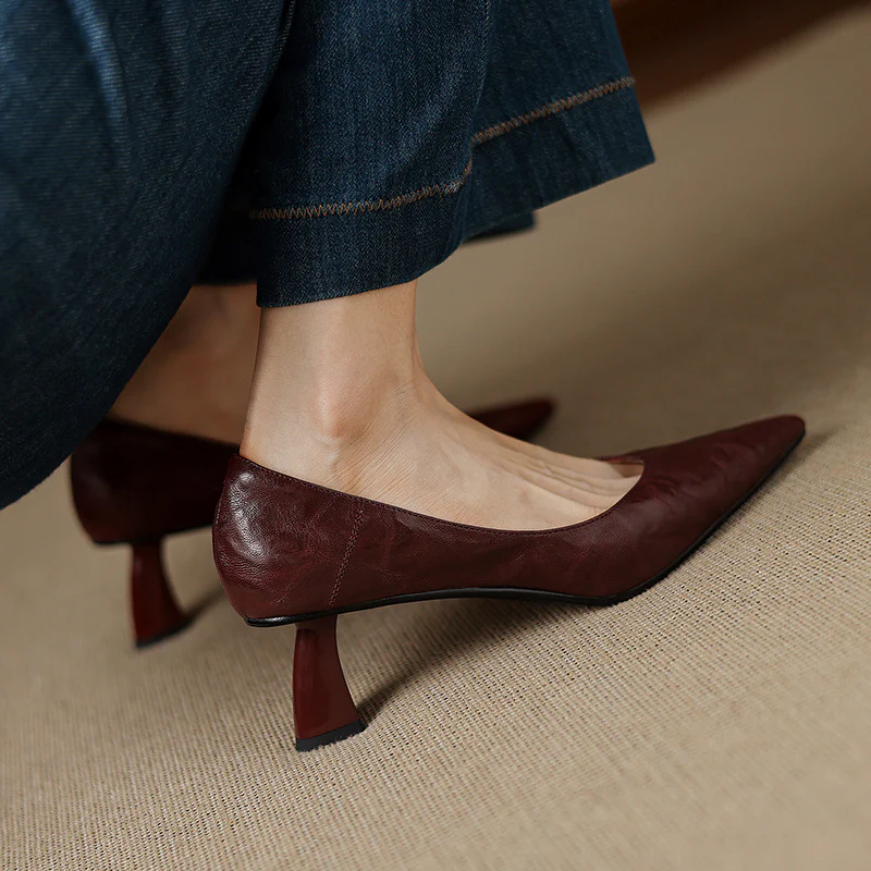 Veler Genuine Leather Heels