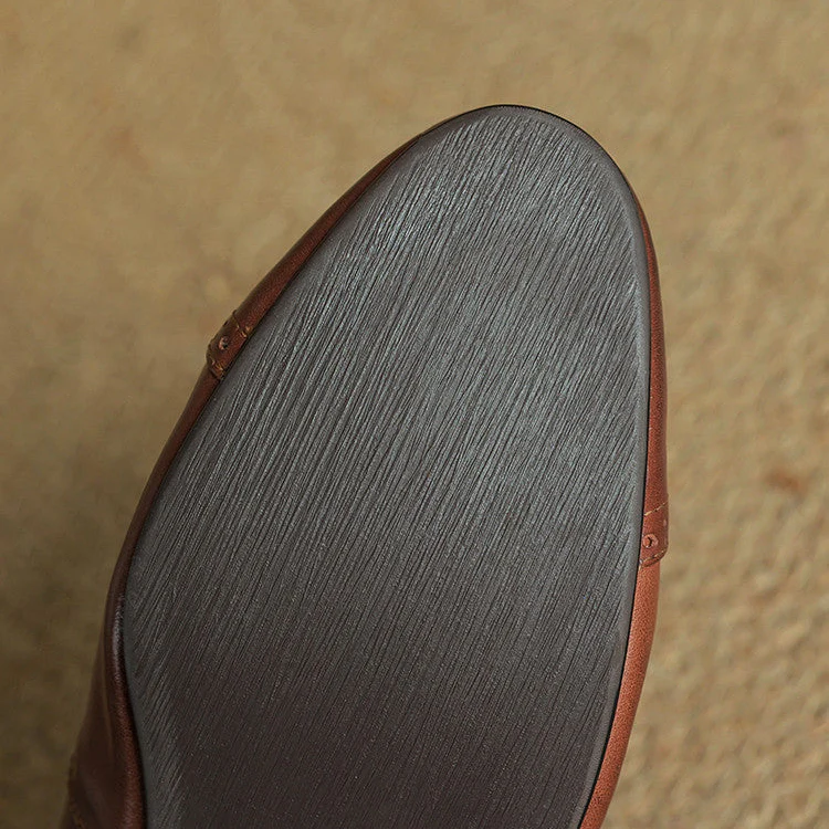 Graneth Genuine Leather Flats