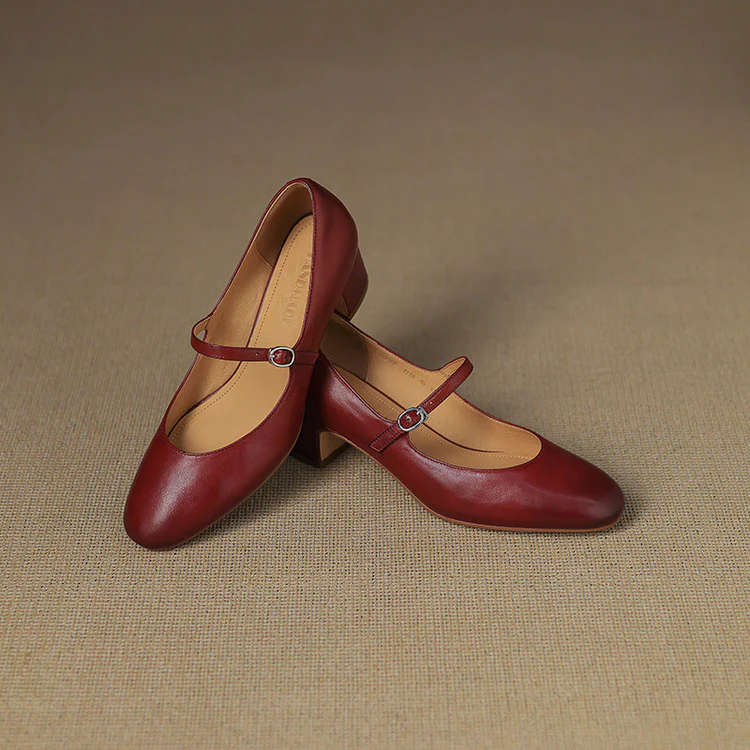 Cadrel Genuine Leather Pumps