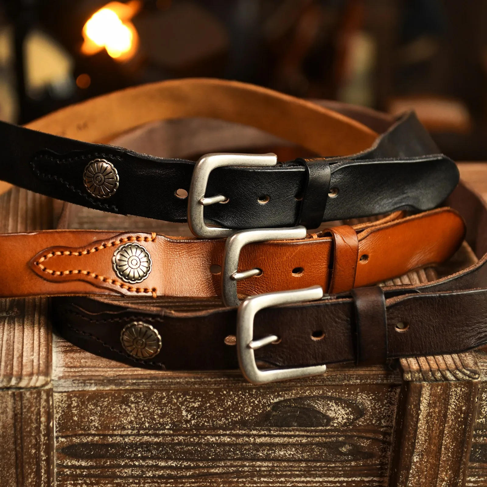 Zack Genuine Leather Belt