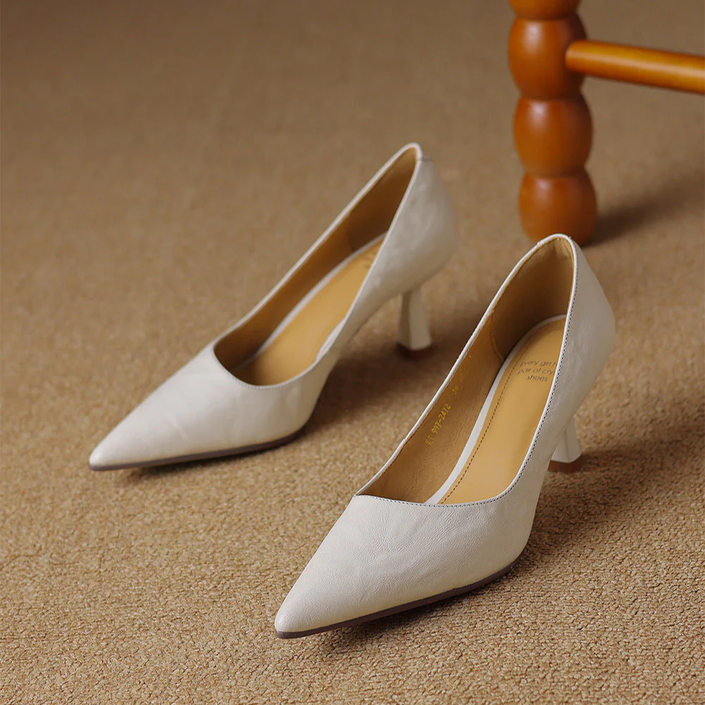 Elore Genuine Leather Heels