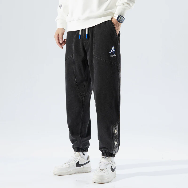 Asphalt Denim Joggers