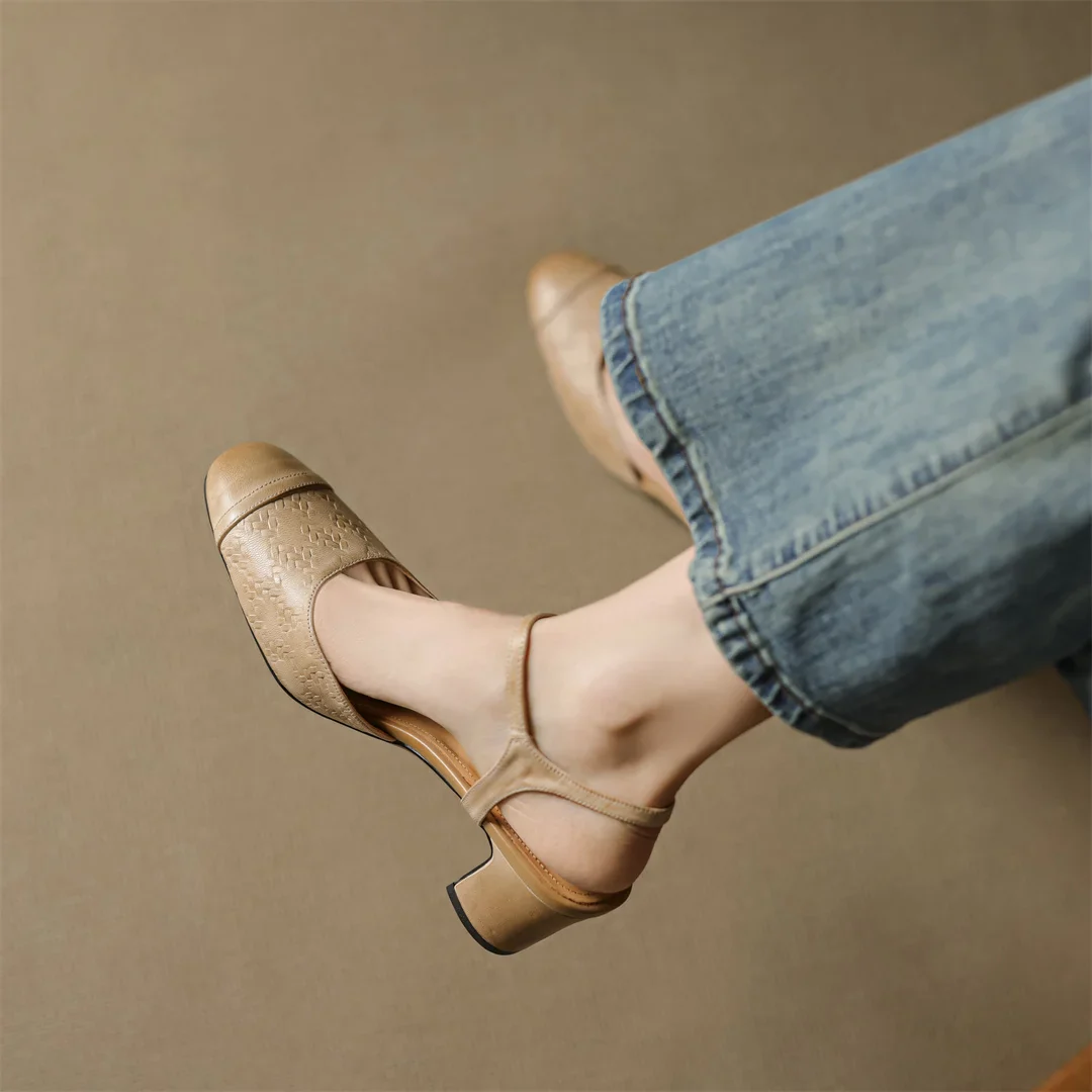 Valery Genuine Leather Pumps