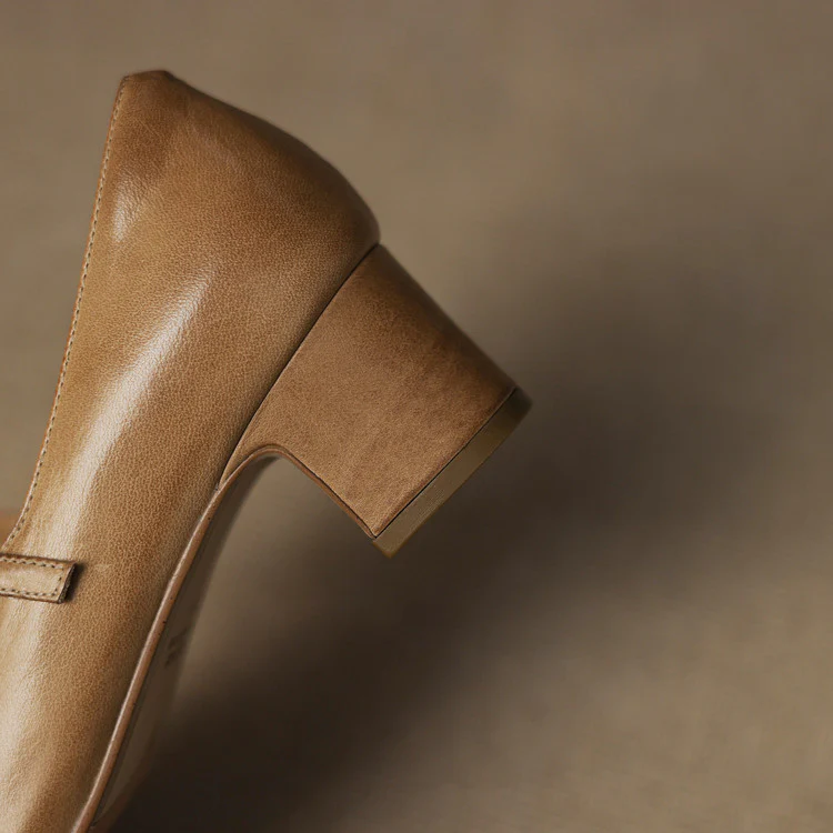 Cadrel Genuine Leather Pumps