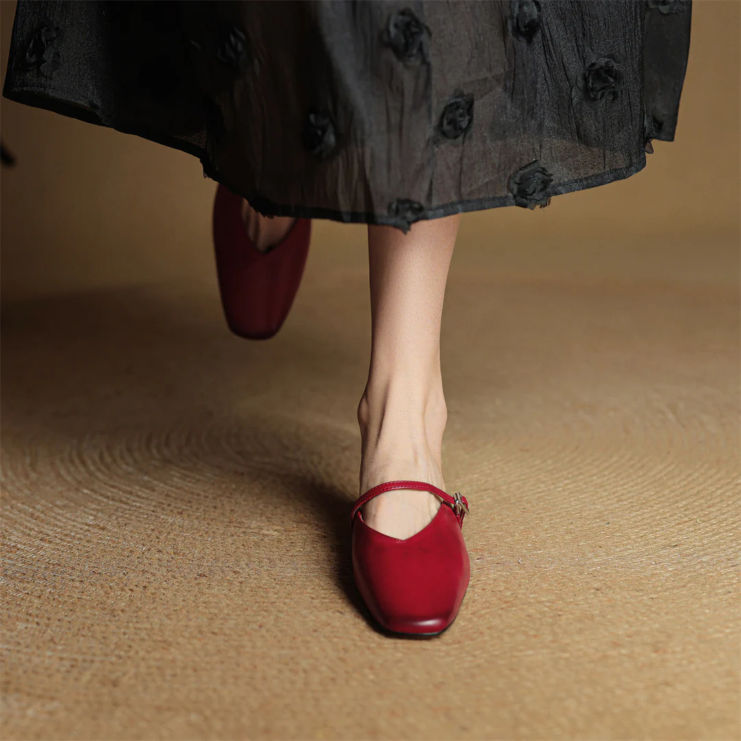 Miral Genuine Leather Mules