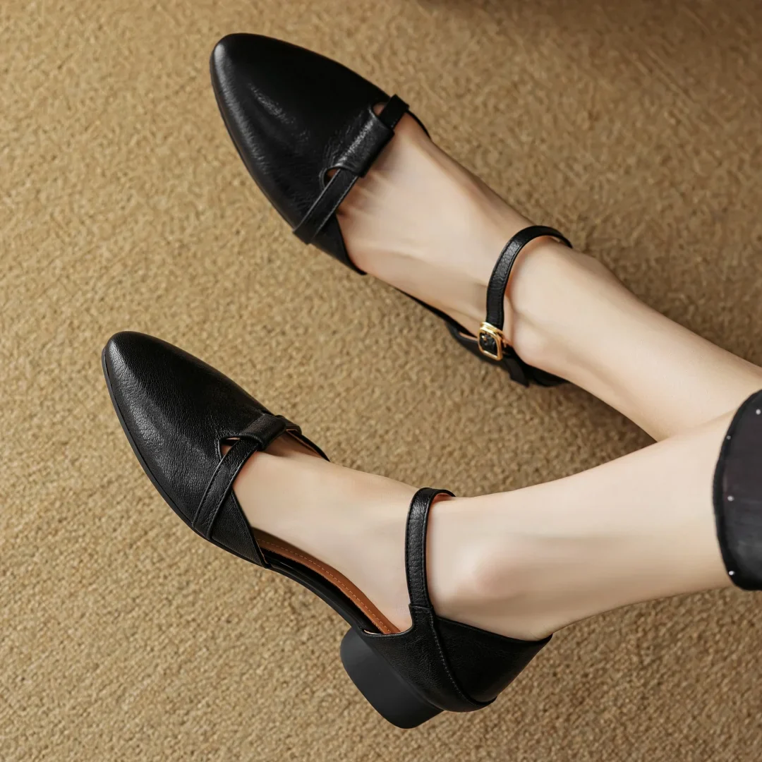 Laney Genuine Leather Heels