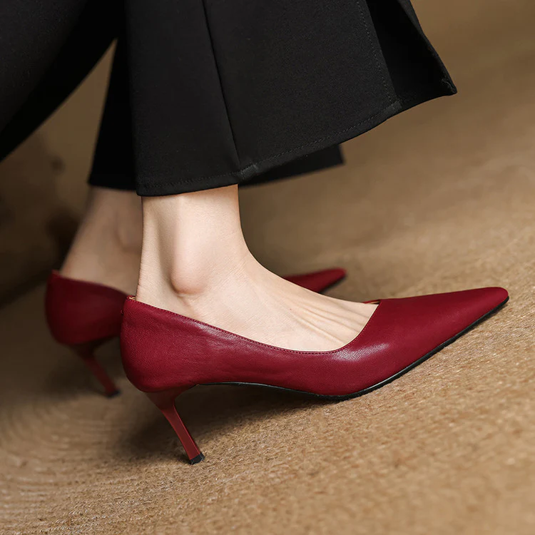 Nuva Genuine Leather Heels