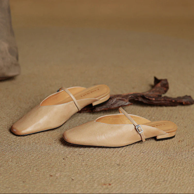 Miral Genuine Leather Mules