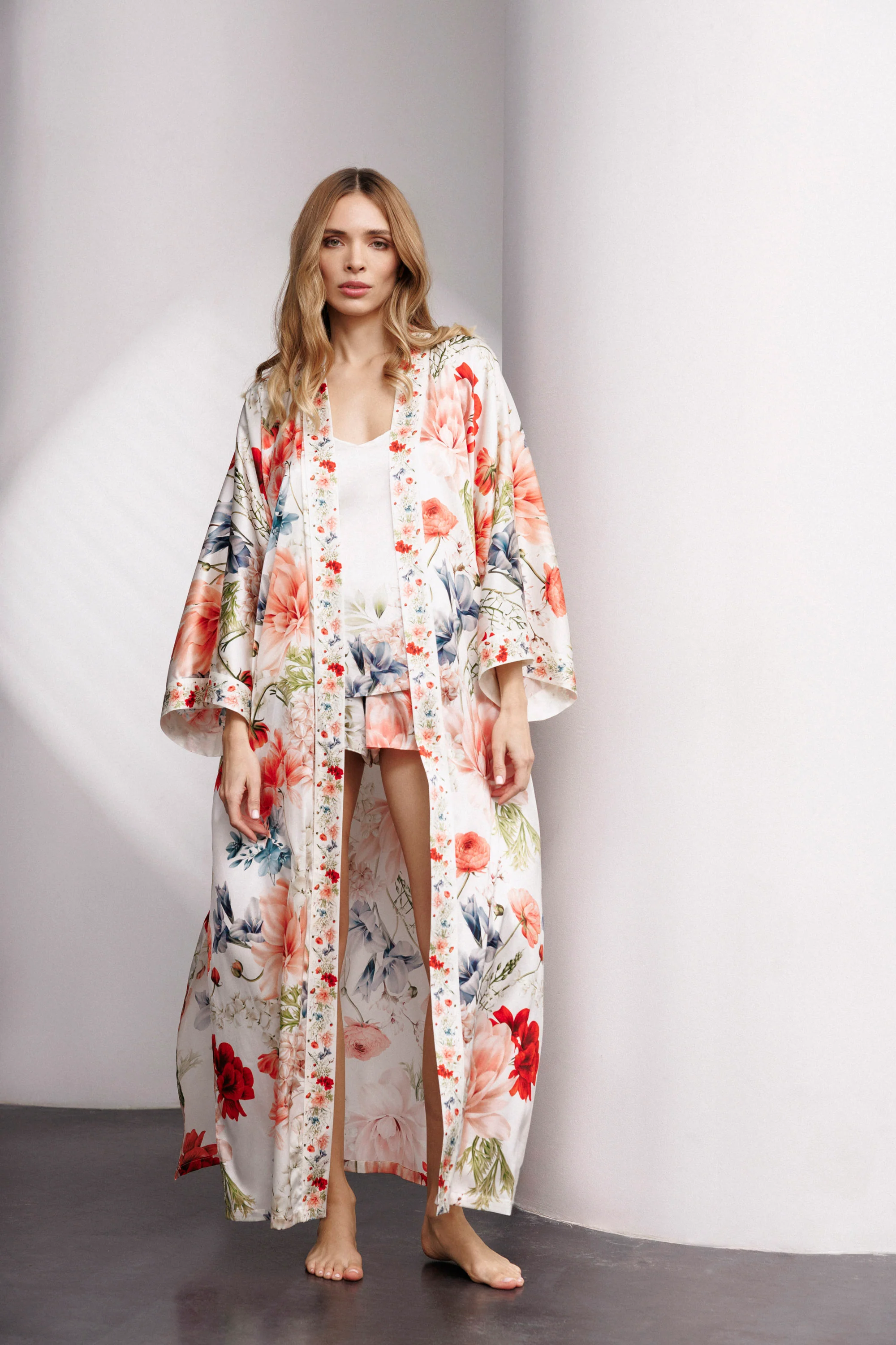 Blossom Serenity Long Robe