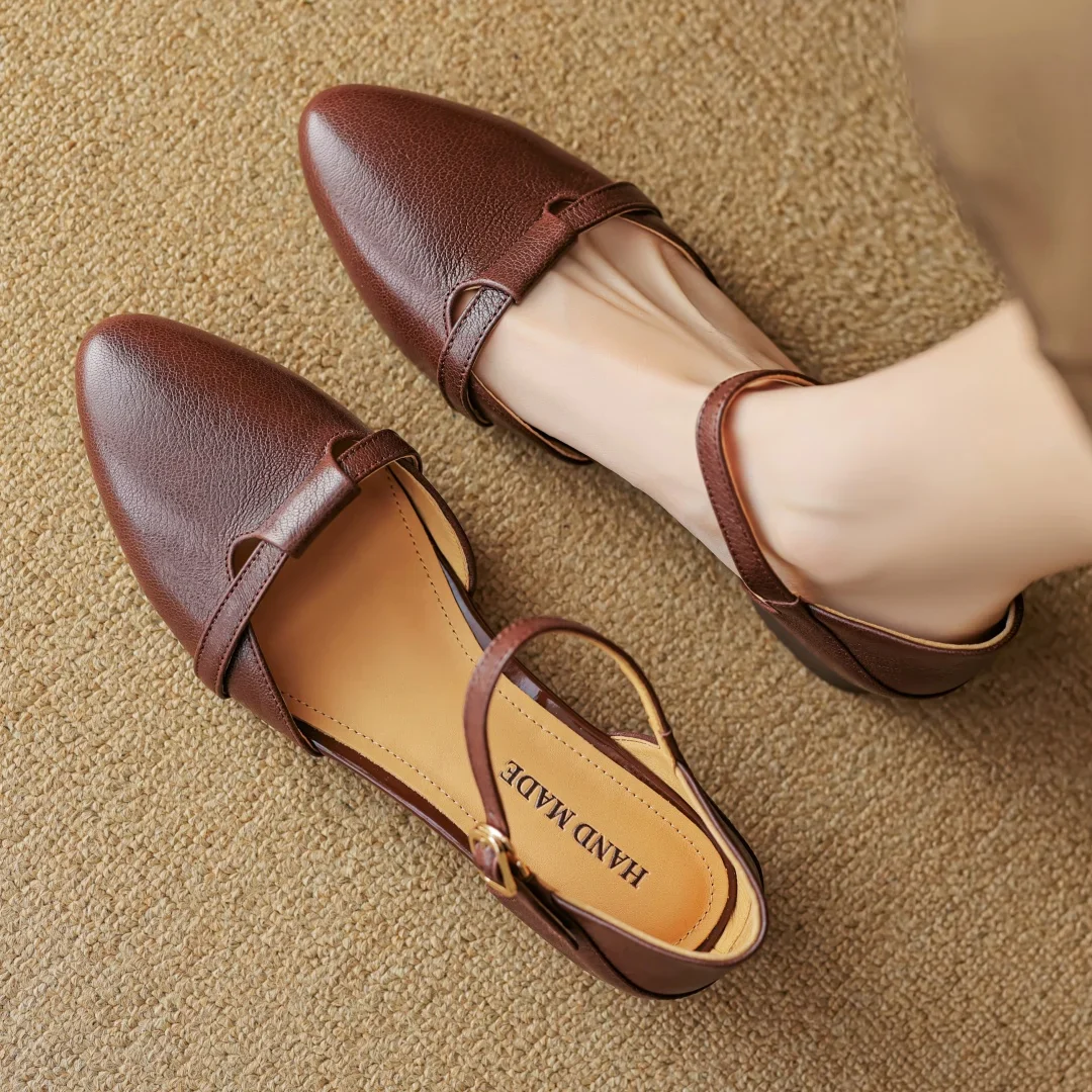 Laney Genuine Leather Heels