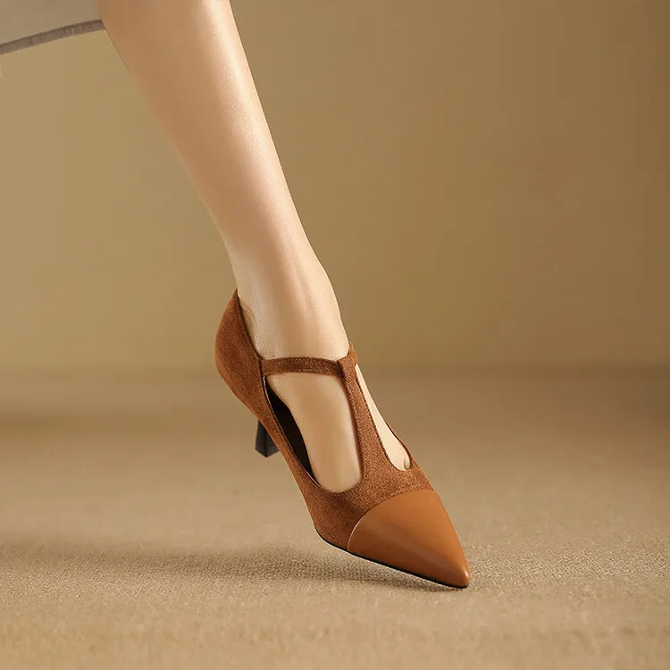 Vistra Leather Heels