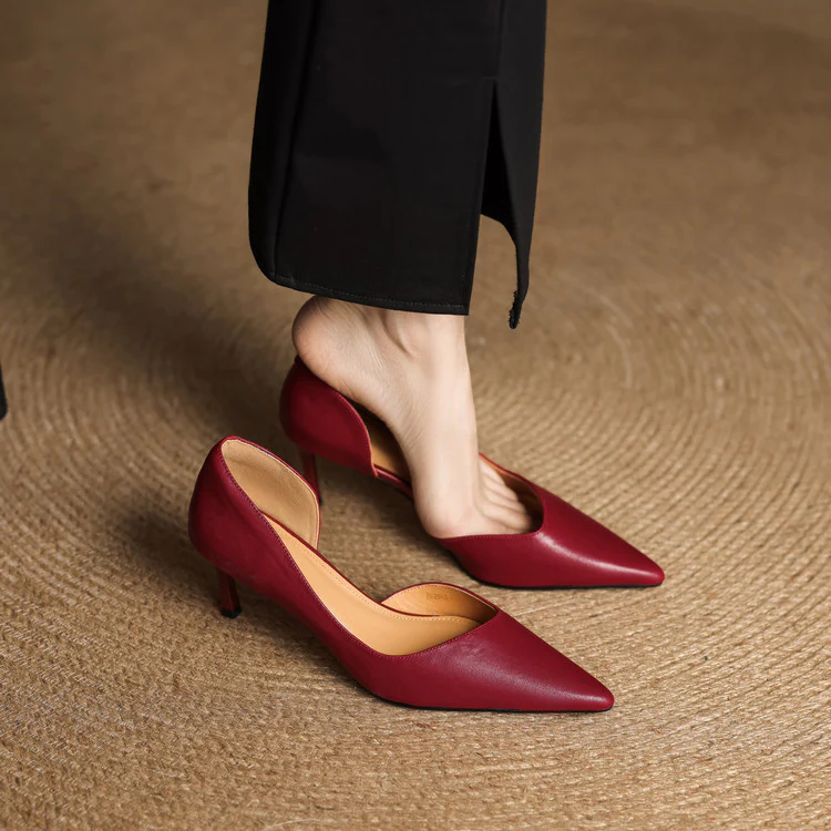 Nuva Genuine Leather Heels