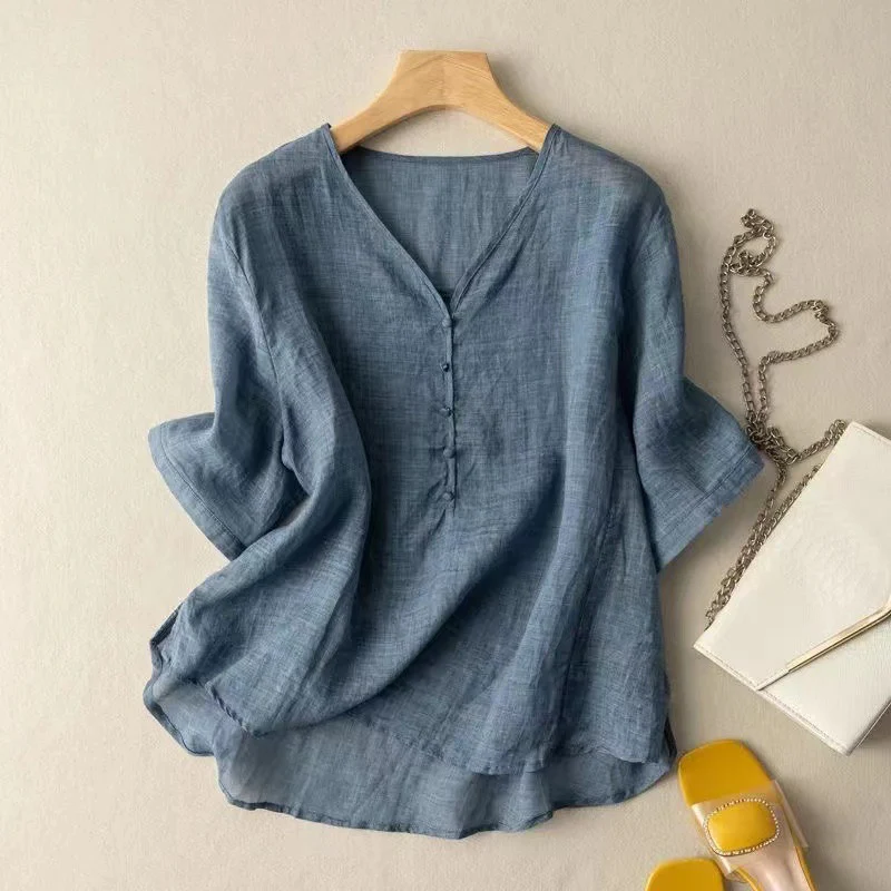 Mayla Linen Blouse