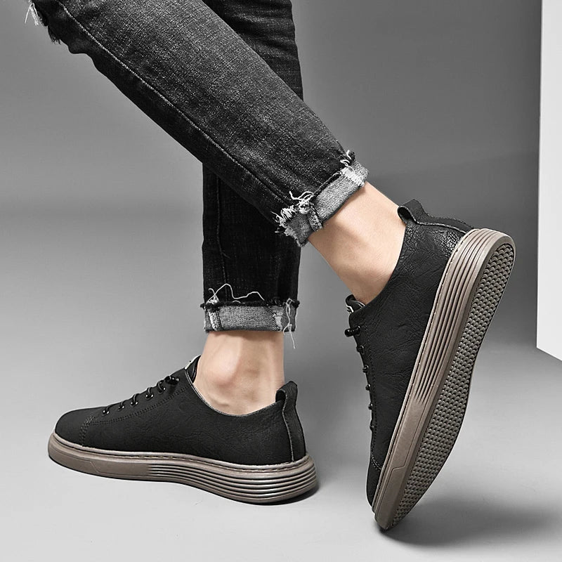 Pesco Genuine Leather Sneakers