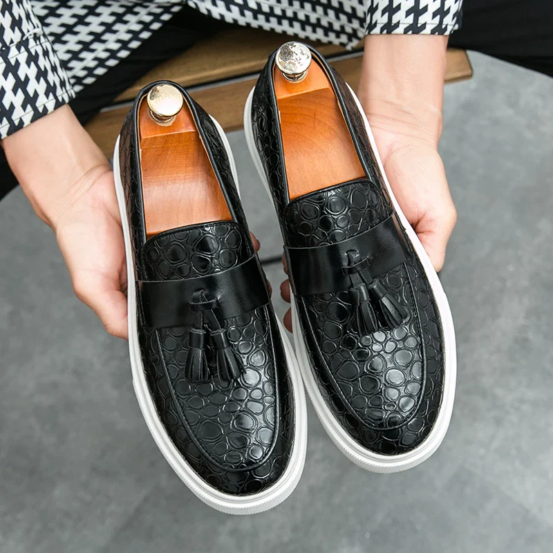 Tevan Leather Loafers