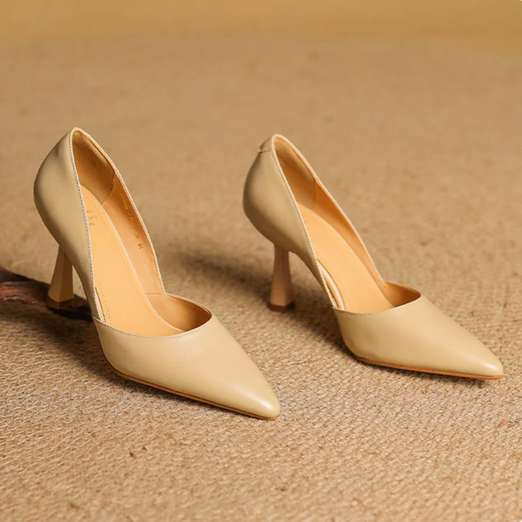 Liana Genuine Leather Heels