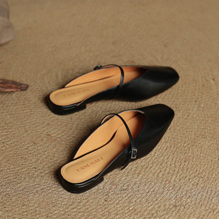 Miral Genuine Leather Mules