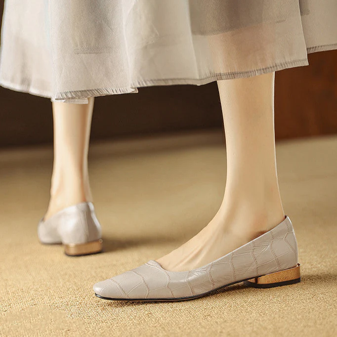 Celene Genuine Leather Heels