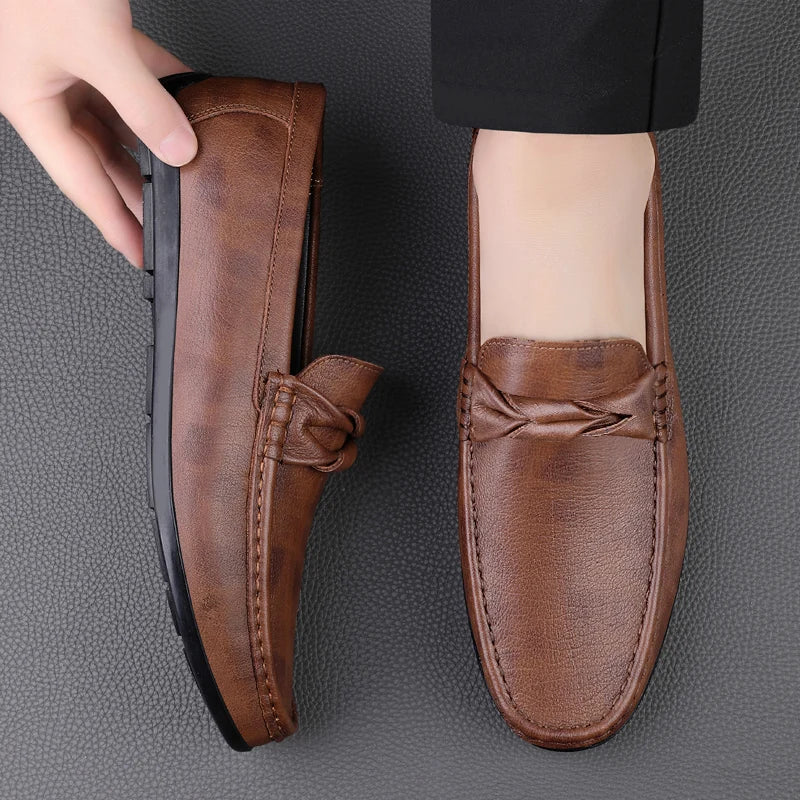 Elston Genuine Leather Loafers
