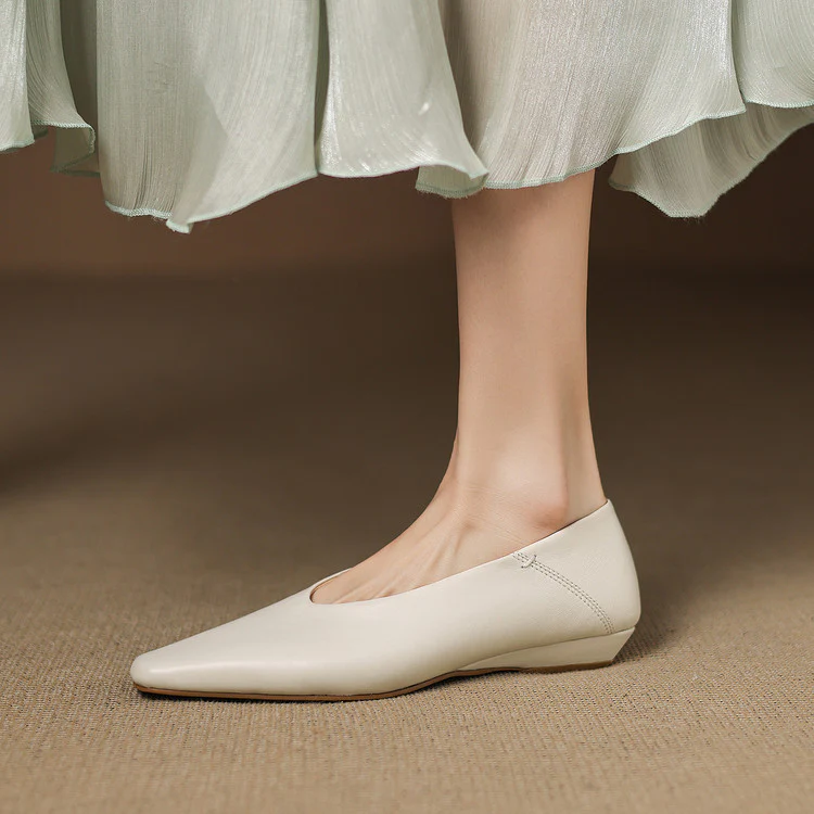 Emor Genuine Leather Flats