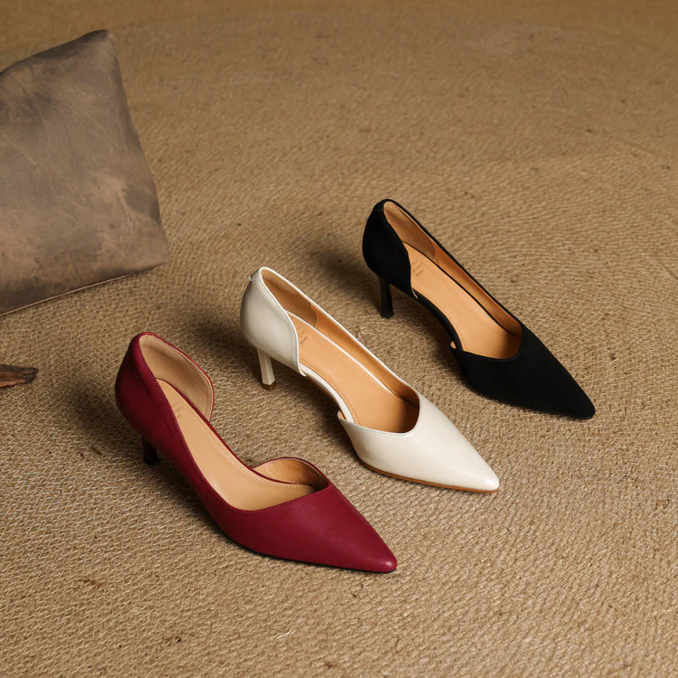 Nuva Genuine Leather Heels