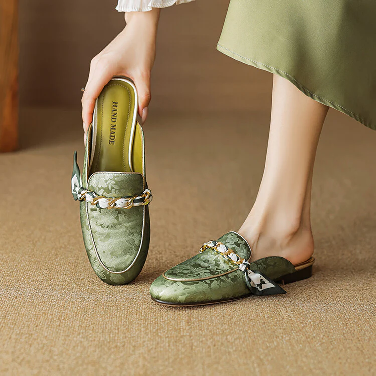 Lumor Genuine Leather Mules