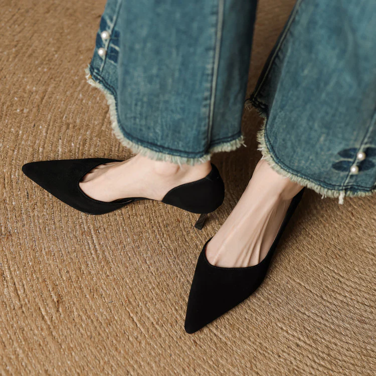 Nuva Genuine Leather Heels