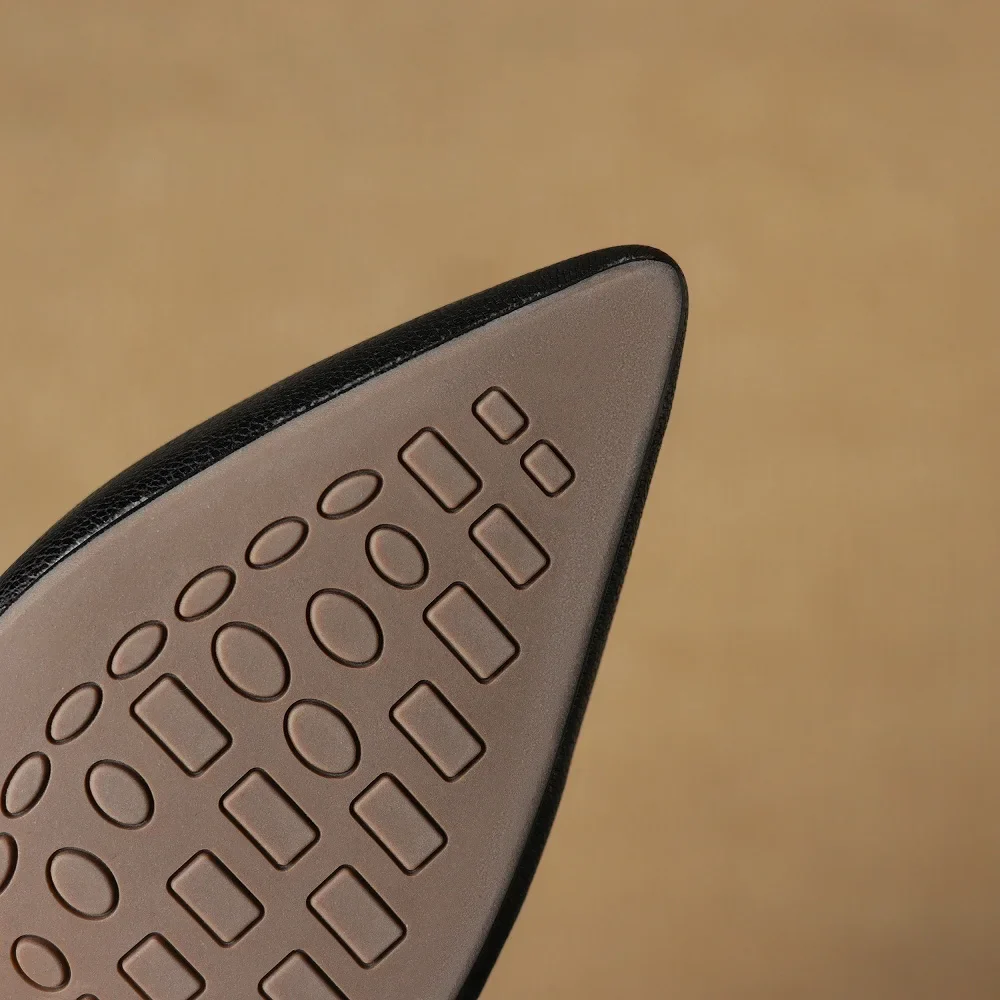 Garnet Genuine Leather Heels