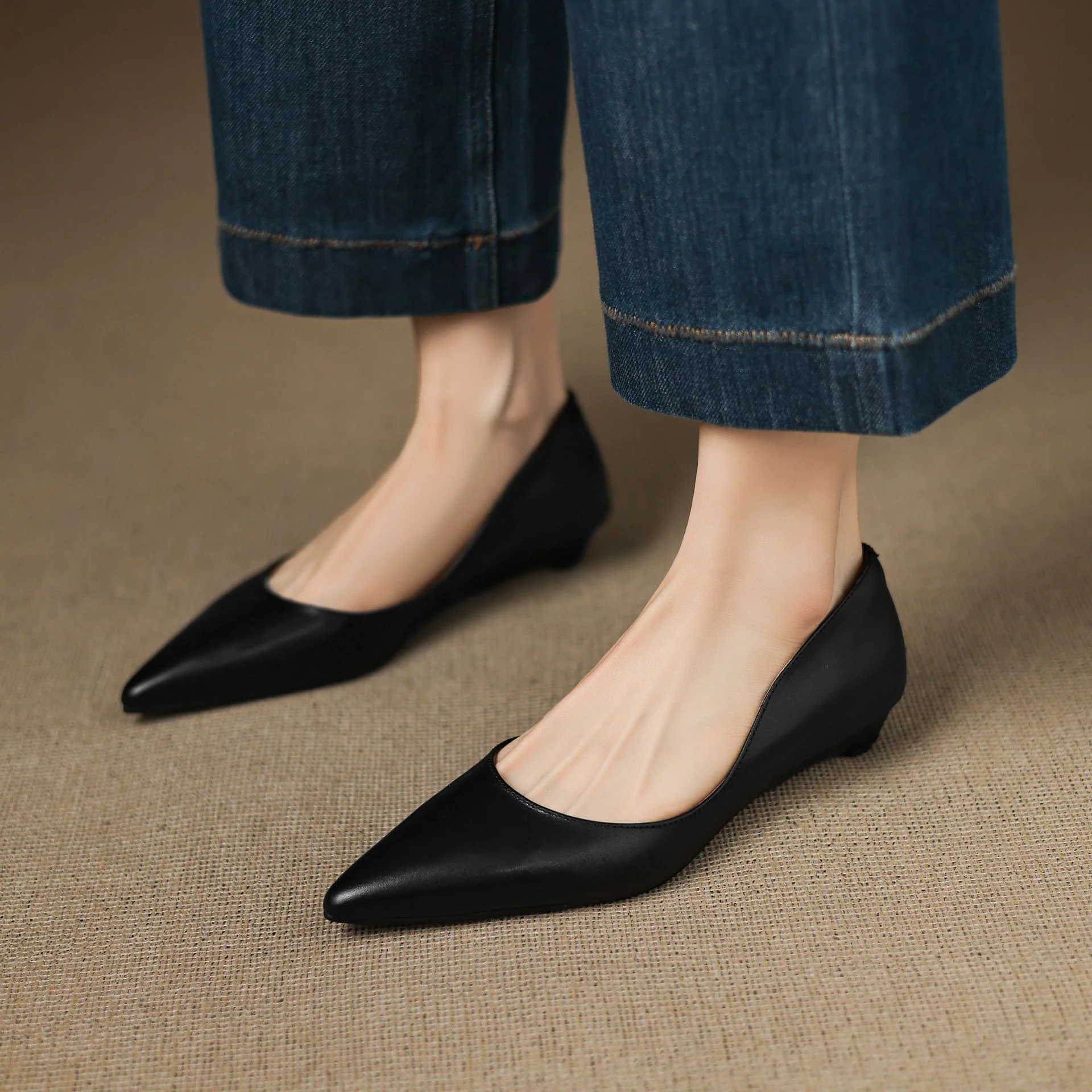 Irella Genuine Leather Flats