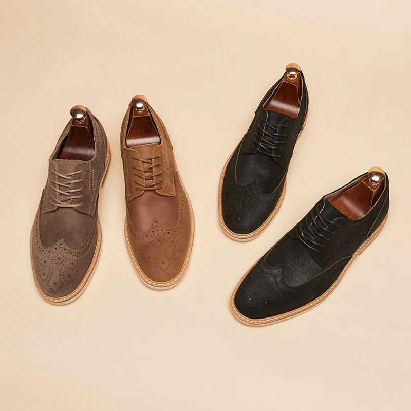 Zaviar Genuine Leather Shoes