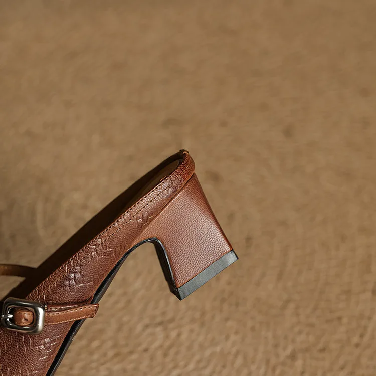 Berla Genuine Leather Mules