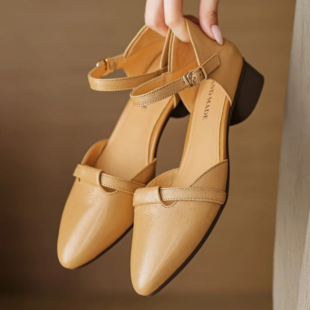 Laney Genuine Leather Heels