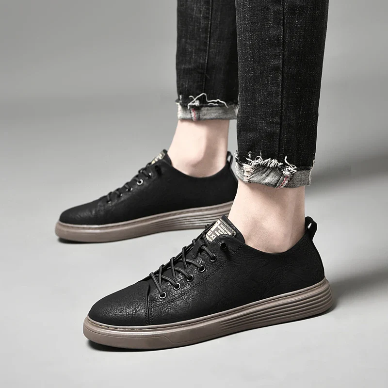 Pesco Genuine Leather Sneakers