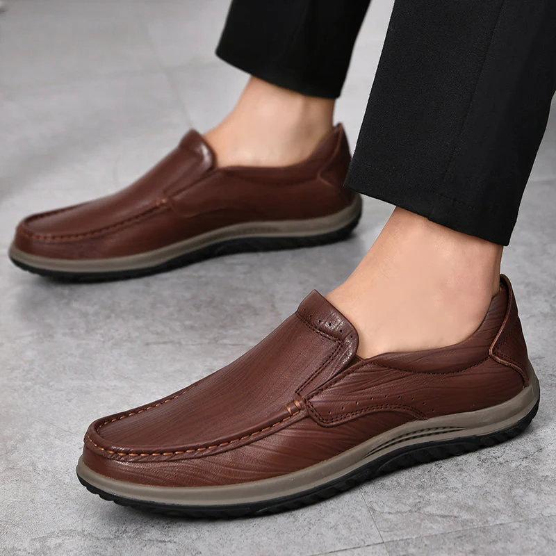 Trego Genuine Leather Loafers