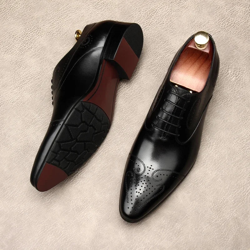 Tarz Genuine Leather Oxfords