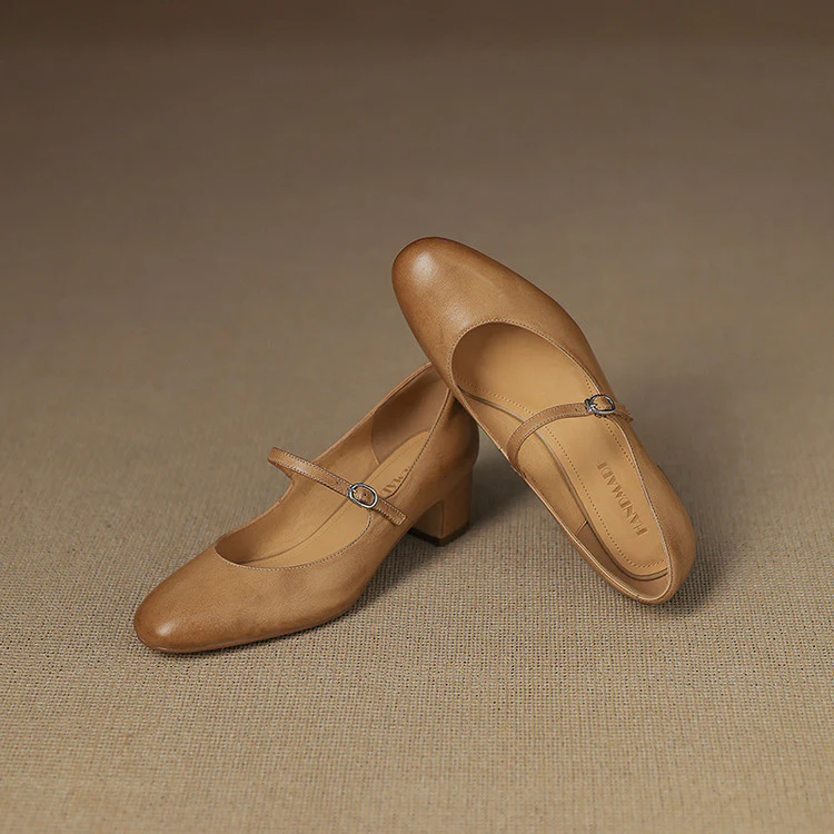 Cadrel Genuine Leather Pumps