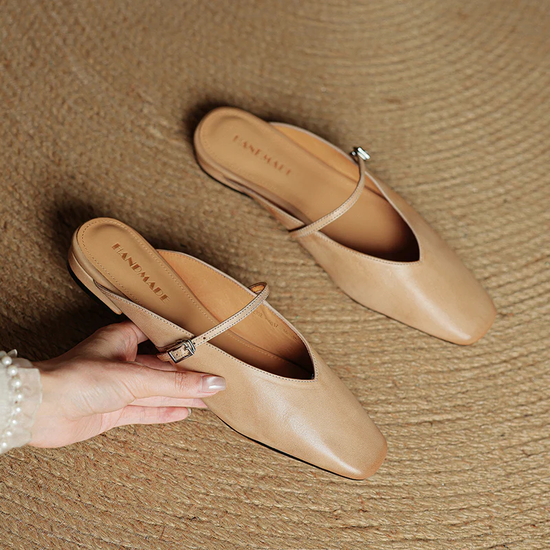 Miral Genuine Leather Mules