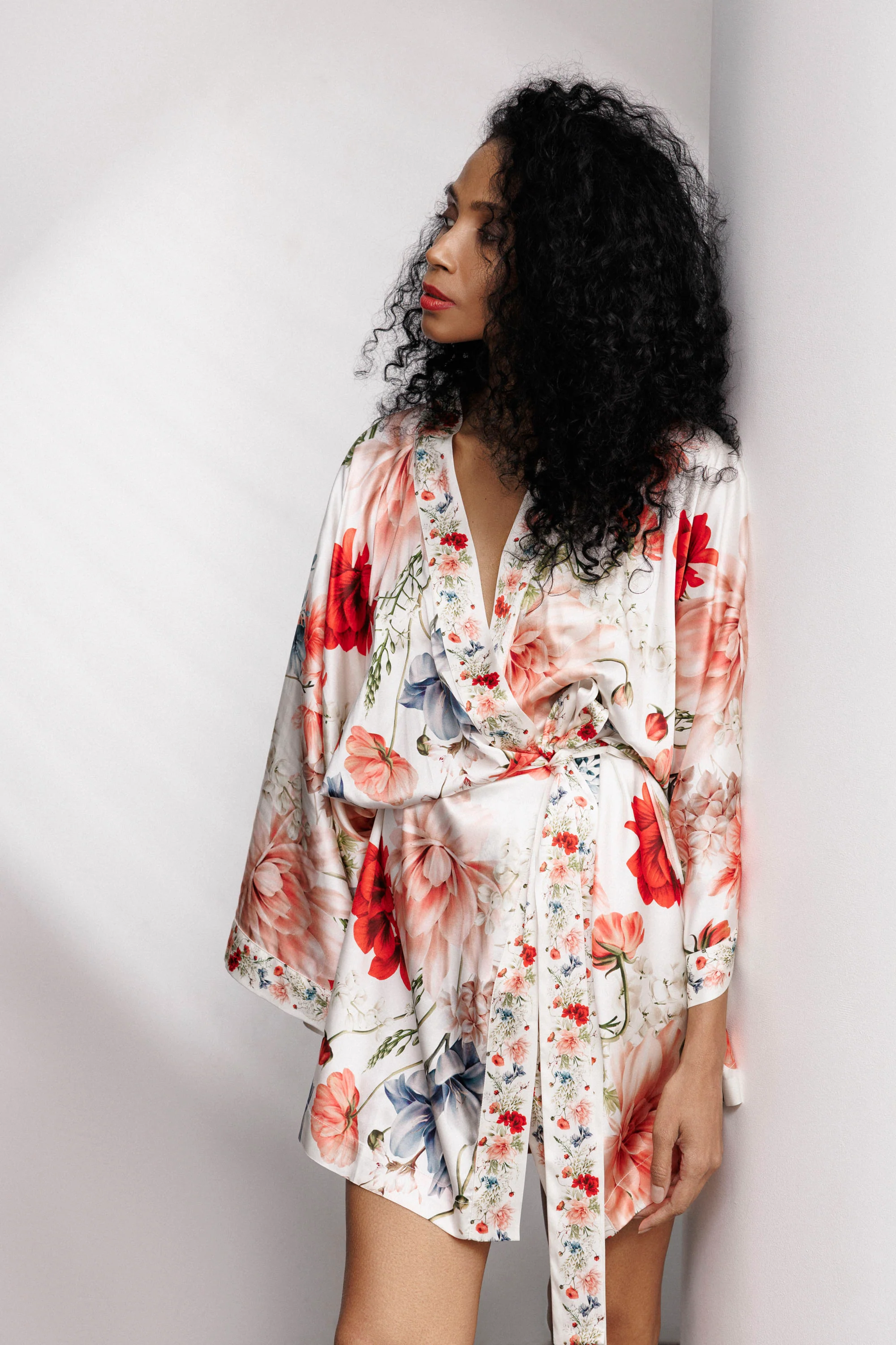 Blossom Serenity Short Robe